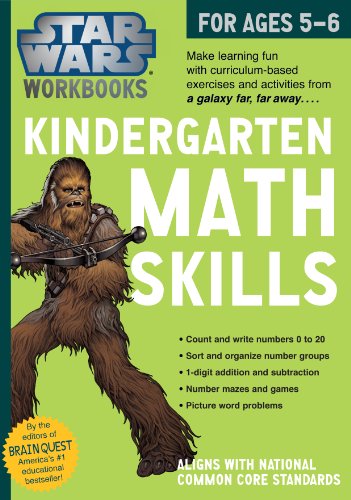 Imagen de archivo de Star Wars Kindergarten Math Skills, for Ages 5-6 (Star Wars Workbooks) a la venta por WorldofBooks