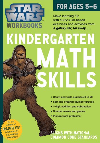 Stock image for Star Wars Workbook: Kindergarten Math Skills (Star Wars Workbooks) for sale by Wonder Book