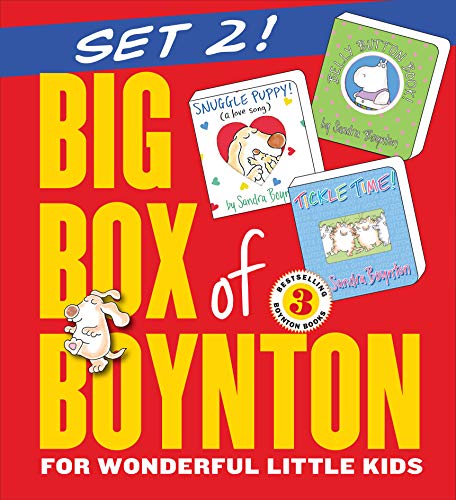 Imagen de archivo de Big Box of Boynton Set 2!: Snuggle Puppy! Belly Button Book! Tickle Time! (Boynton on Board) a la venta por BooksRun