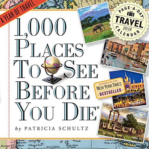 Stock image for 1,000 Places to See Before You Die Page-A-Day Calendar 2016 (2016 Calendar) for sale by Goldstone Books
