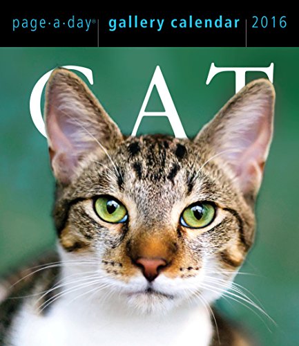 Imagen de archivo de Cat Page-A-Day Gallery Calendar 2016 a la venta por PAPER CAVALIER UK