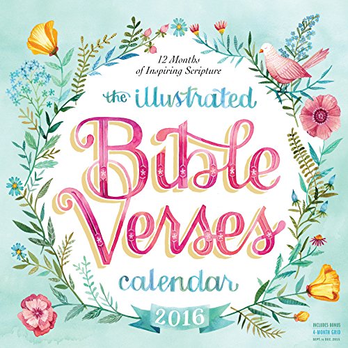 9780761185215: The Illustrated Bible Verses 2016 Calendar