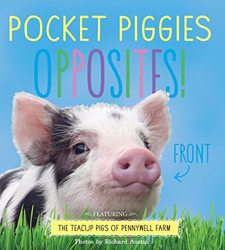 Stock image for Pocket Piggies: Opposites!: Featuring the Teacup Pigs of Pennywell Farm for sale by WorldofBooks