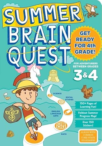 9780761189190: Summer Brain Quest Get Ready for 4th Grade: 1