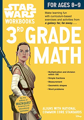 Beispielbild fr Star Wars Workbook: 3rd Grade Math zum Verkauf von Better World Books