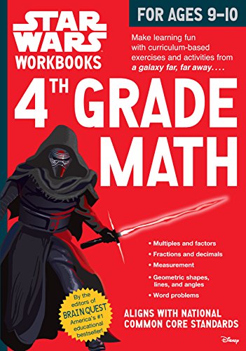 Beispielbild fr Star Wars Workbook: 4th Grade Math zum Verkauf von Better World Books