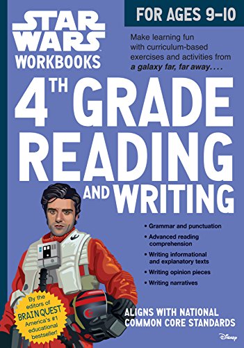 Imagen de archivo de Star Wars Workbooks: 4th Grade Reading and Writing (For Ages 9-10) (Star Wars Workbooks) a la venta por Adventures Underground