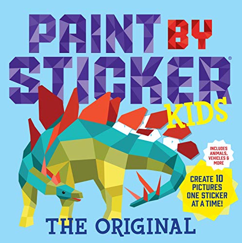 Stock image for Paint by Sticker Kids, The Original: Create 10 Pictures One Sticker at a Time! (Kids Activity Book, Sticker Art, No Mess Activity, Keep Kids Busy) for sale by Jenson Books Inc