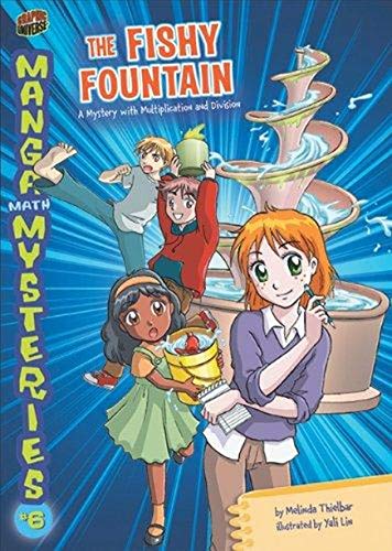 9780761349082: The Fishy Fountain: A Mystery with Multiplication and Division (Manga Math Mysteries)