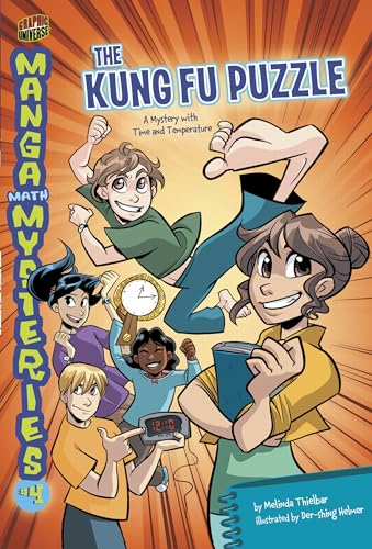 Stock image for The Kung Fu Puzzle: A Mystery with Time and Temperature (Manga Math Mysteries) for sale by Once Upon A Time Books