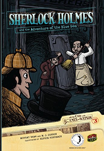 Stock image for On the Case with Holmes and Watson 3: Sherlock Holmes and the Adventure of the Blue Gem for sale by Revaluation Books