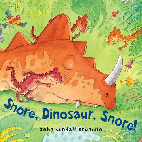 Beispielbild fr Snore, Dinosaur, Snore! zum Verkauf von Wonder Book