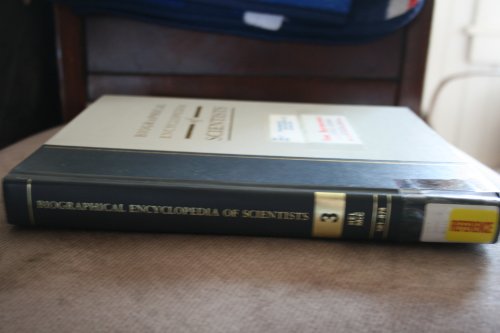 Beispielbild fr Biographical Encyclopedia of Scientists zum Verkauf von Better World Books