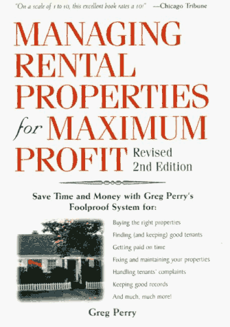 Beispielbild fr Managing Rental Properties for Maximum Profit zum Verkauf von Better World Books