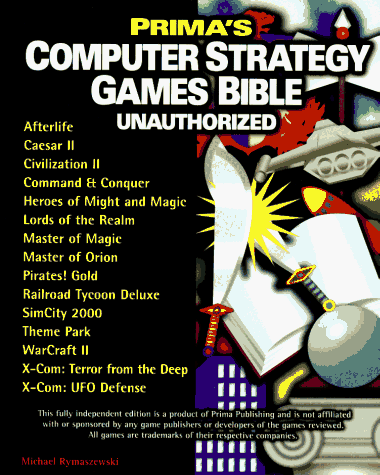 Imagen de archivo de Computer Strategy Games Bible: Unauthorized a la venta por ThriftBooks-Atlanta