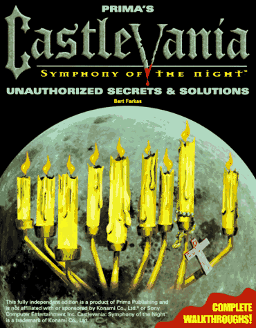 9780761511953: Castlevania: Symphony of the Night: Unauthorized Secrets and Solutions: Strategy Guide