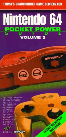 Beispielbild fr Nintendo 64 Pocket Power Guide Volume 3: Unauthorized (Vol 3) zum Verkauf von Wonder Book