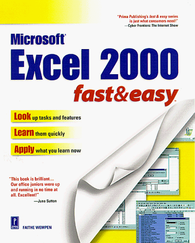 Beispielbild fr Excel 2000 Fast and Easy zum Verkauf von Better World Books