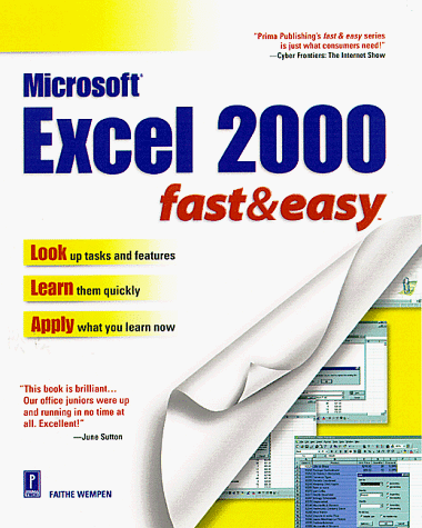 Stock image for Excel 2000 Fast and Easy for sale by Better World Books