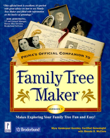 Beispielbild fr Prima's Official Companion to Family Tree Maker Version 7 zum Verkauf von Wonder Book