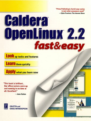 CALDERA OPENLINUX 2.2 FAST & EASY (9780761523024) by Witherspoon, Coletta