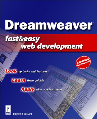 9780761529057: Dreamweaver Web Development Fast and Easy (Fast & Easy Web Development)