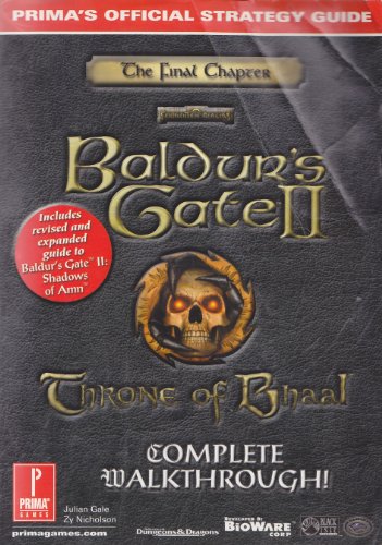 9780761535997: Baldur's Gate 2: Throne of Bhaal Official Strategy Guide