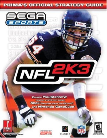 NFL 2K3 (Prima's Official Strategy Guide) (9780761540076) by Kolmos, Keith