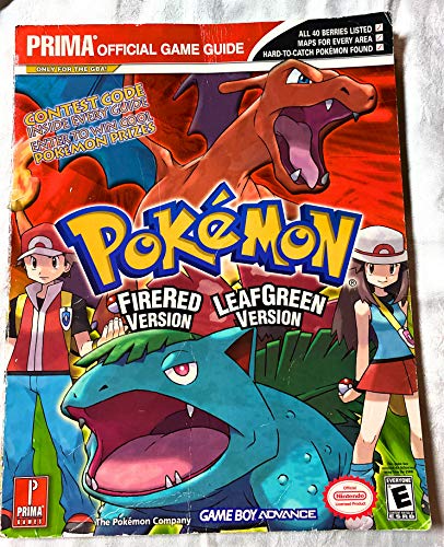 9780761547082: Pokemon Fire Red and Leaf Green (Prima Official Game Guide S.)