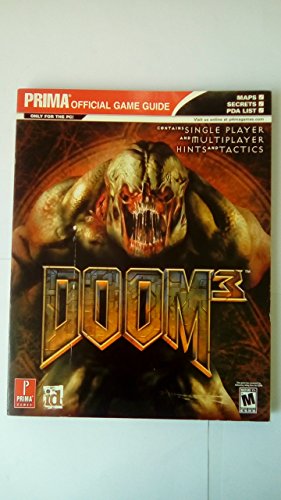 Imagen de archivo de Doom 3 (Prima Official Game Guide) a la venta por SecondSale