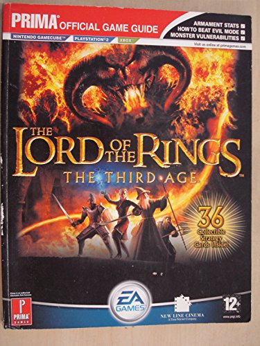 Stock image for The Lord of the Rings: The Third Age (Prima Official Game Guide) for sale by Stacey M Olsen