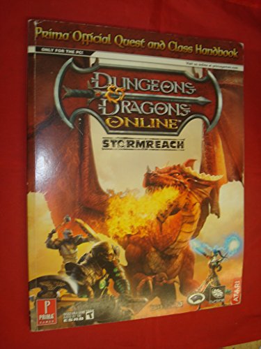 Imagen de archivo de Dungeons & Dragons Online: Stormreach - Quest and Class Handbook (Prima Official Game Guide) a la venta por HPB-Emerald
