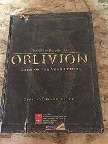 Imagen de archivo de Elder Scrolls IV: Oblivion Game of the Year: Prima Official Game Guide (Prima Official Game Guides) a la venta por HPB Inc.