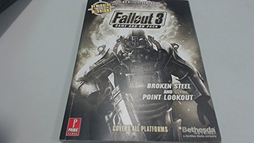 9780761563266: Fallout 3 Game Add-On Pack - Broken Steel and Point Lookout: Prima Official Game Guide (Prima Official Game Guides)