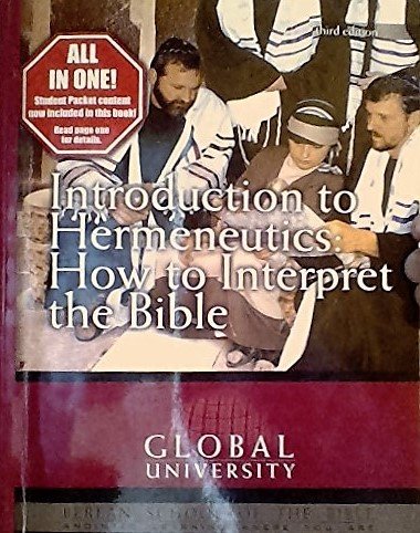 Stock image for Introduction to Hermeneutics: How to Interpret the Bible (An Independent-Study Textbook) for sale by HPB-Emerald