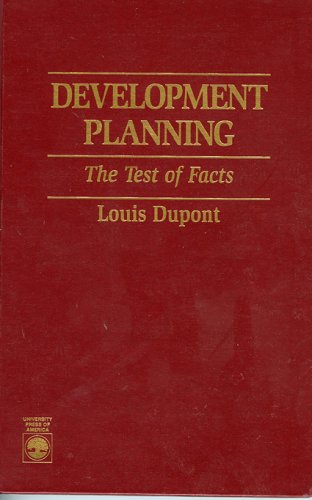 Development Planning: The Test of Facts