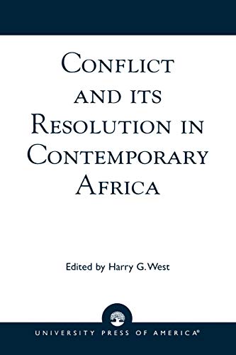 Stock image for Conflict and its Resolution in Contemporary Africa: A World In Change Series (Volume 9) for sale by HPB-Red