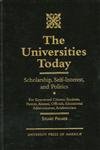 The Universities Today: Scholarship, Self-Interest, and Politics (9780761810063) by Palmer, Stuart