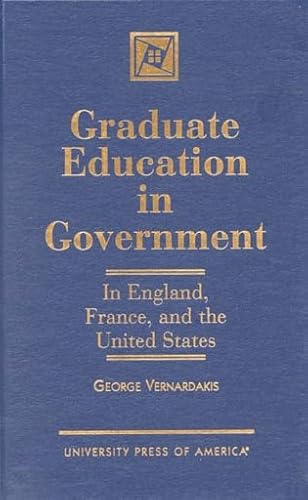 Stock image for Graduate Education in Government Format: Hardcover for sale by INDOO