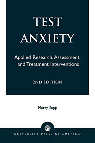 Imagen de archivo de Test Anxiety: Applied Research, Assessment, and Treatment Interventions a la venta por Michael Lyons