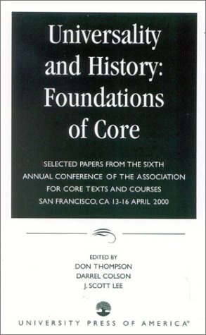 Imagen de archivo de Universality and History: Foundations of Core a la venta por BookDepart