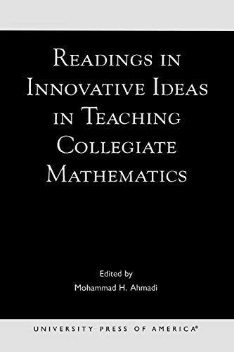 9780761823254: Readings in Innovative Ideas in Teaching Collegiate Mathematics