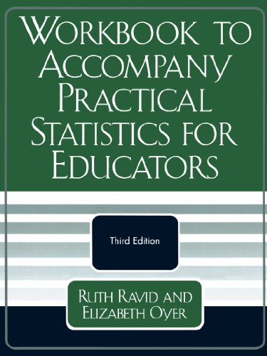Imagen de archivo de Workbook to Accompany Practical Statistics for Educators a la venta por Half Price Books Inc.