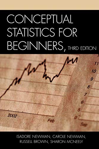 Beispielbild fr Conceptual Statistics for Beginners zum Verkauf von Chiron Media