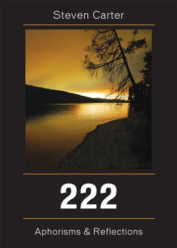 Stock image for 222: Aphorisms & Reflections (Volume 1) [Paperback] Carter, Steven for sale by Brook Bookstore
