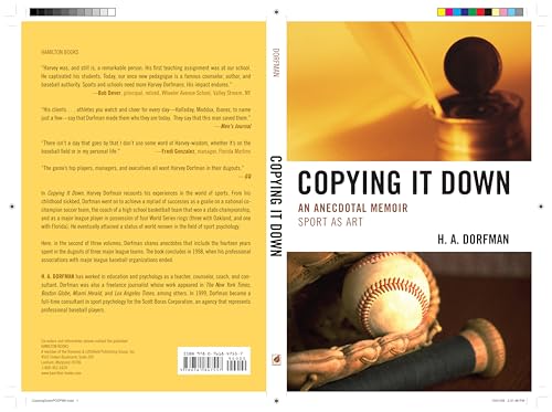 Copying It Down: An Anecdotal Memoir (9780761847557) by Dorfman, H.A.