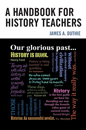 Beispielbild fr A Handbook for History Teachers zum Verkauf von HPB-Red