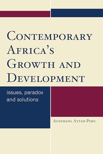 Imagen de archivo de CONTEMPORARY AFRICAS GROWTH & DEVELOMENT Format: Hardcover a la venta por INDOO