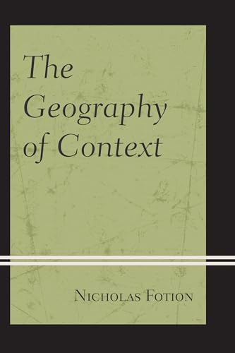 Stock image for The Geography of Context for sale by PBShop.store US