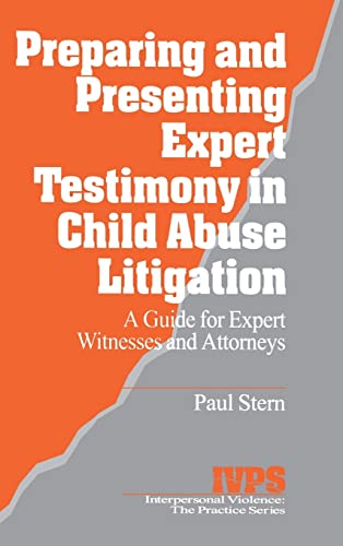 9780761900122: Preparing and Presenting Expert Testimony in Child Abuse Litigation: A Guide for Expert Witnesses and Attorneys